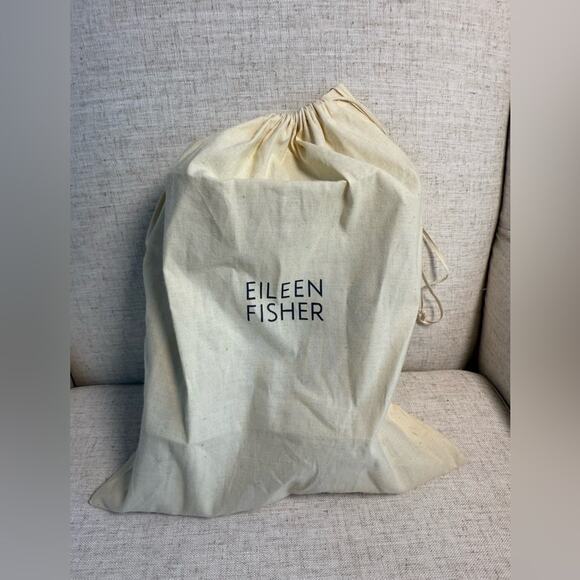 Eileen Fisher Suede Dota Pumps Earth Tan Women’s Size 7.5 New Block Heel Leather - Picture 9 of 9